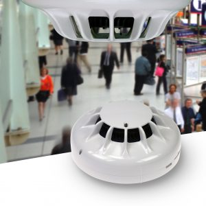 Smoke alarm at a shopping centre