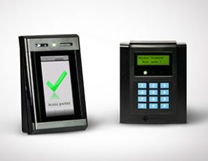 touchscreen keypad door access